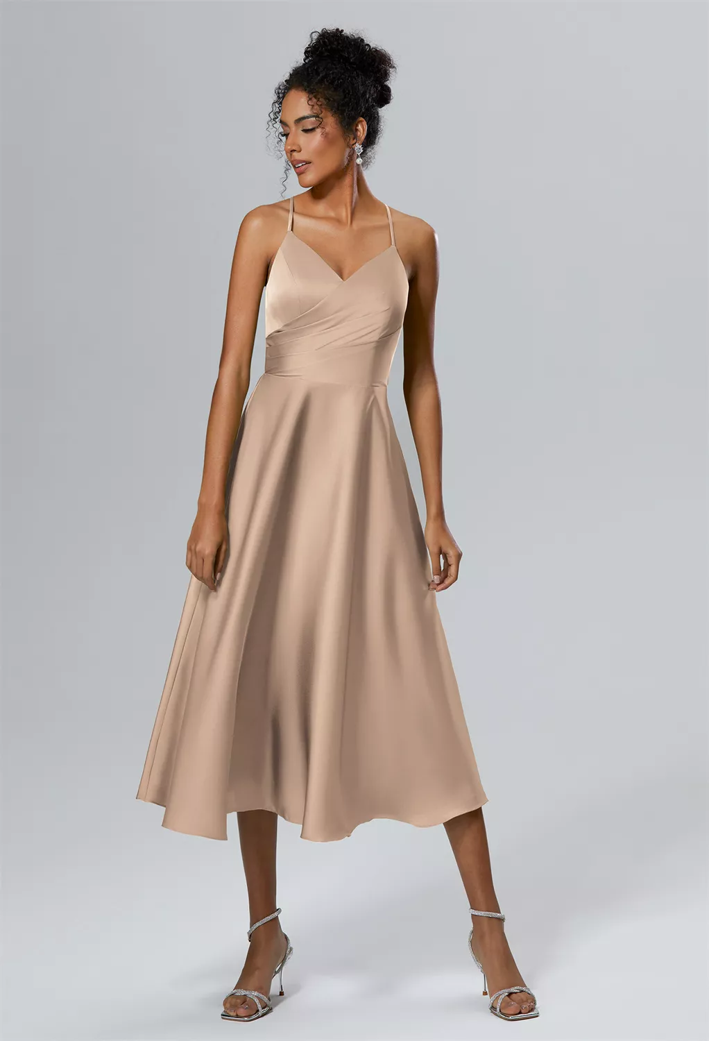 AW Vina Taupe  Spring Wedding Guest Dresses